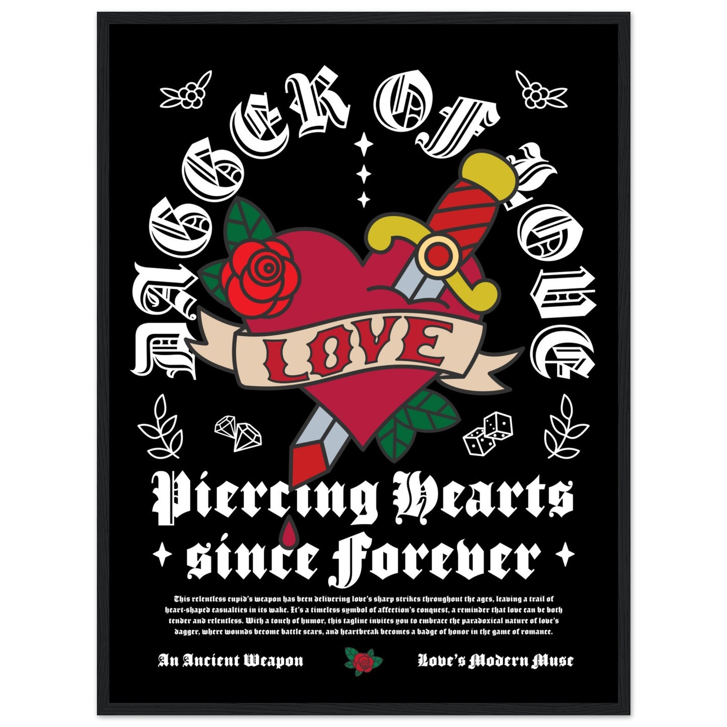 Dagger of Love: Piercing Hearts since Forever