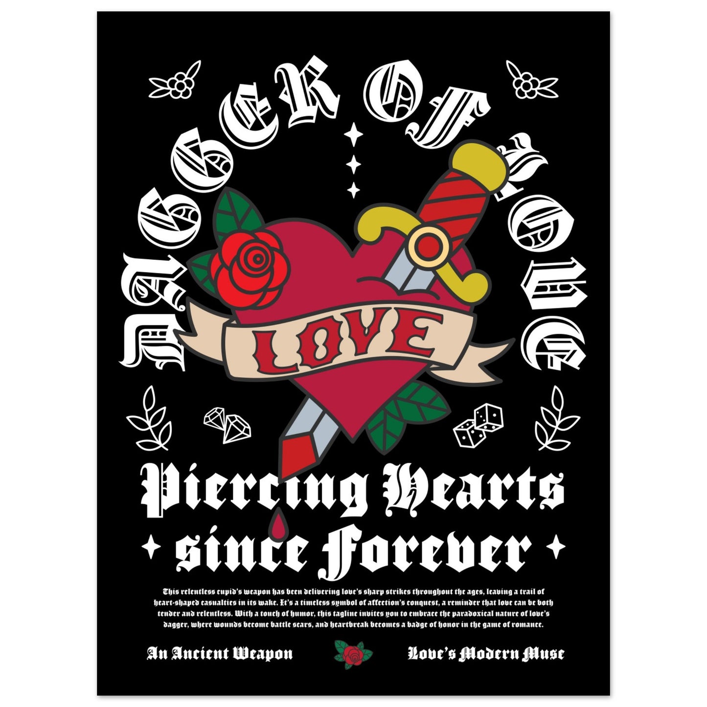 Dagger of Love: Piercing Hearts since Forever