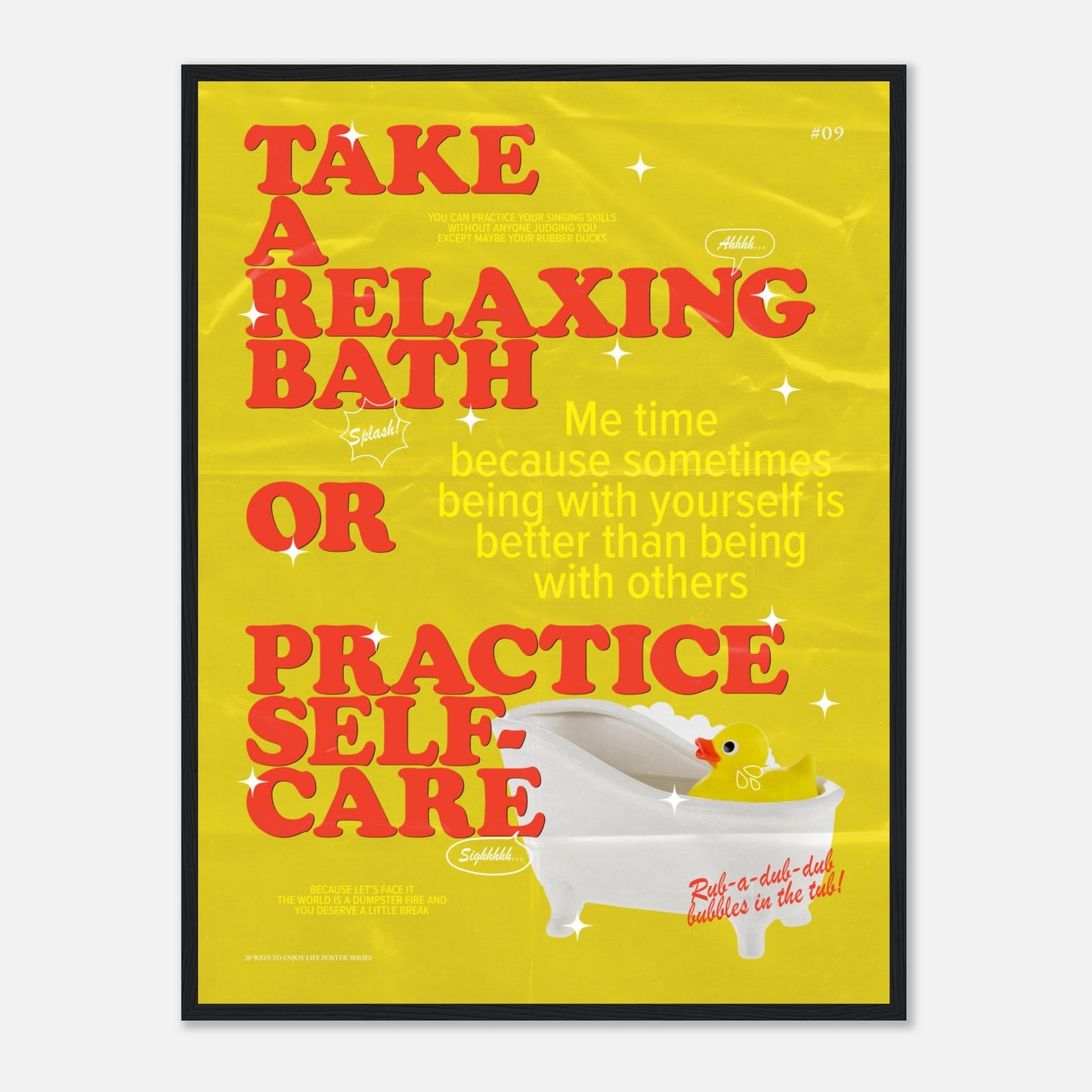 20 Ways To Enjoy Life: Take A Relaxing Bath Or Practice Self-Care (#09)