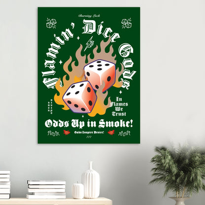 Flamin' Dice Gods: Odds Up in Smoke!