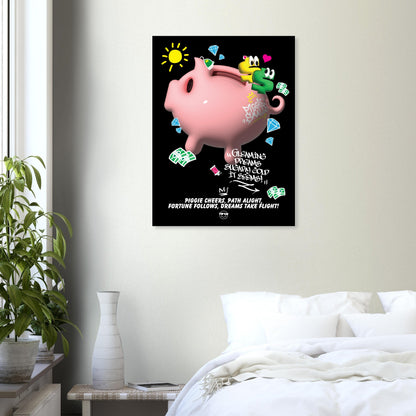 Piggie Cheers, Path Alight, Fortune Follows, Dreams Take Flight!