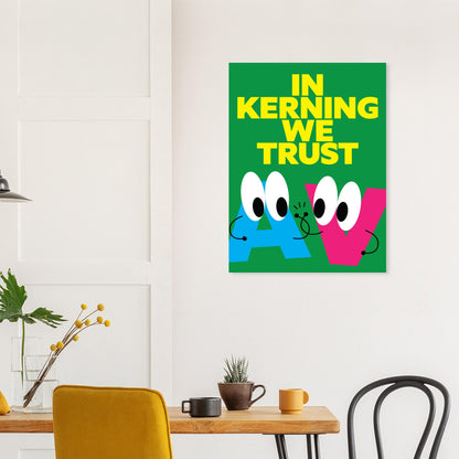 In kerning we trust