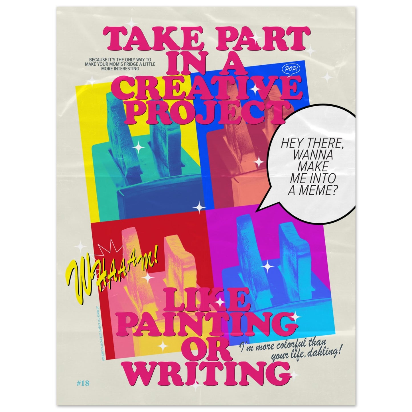 20 Ways To Enjoy Life: Take Part In A Creative Project, Like Painting Or Writing (#18)