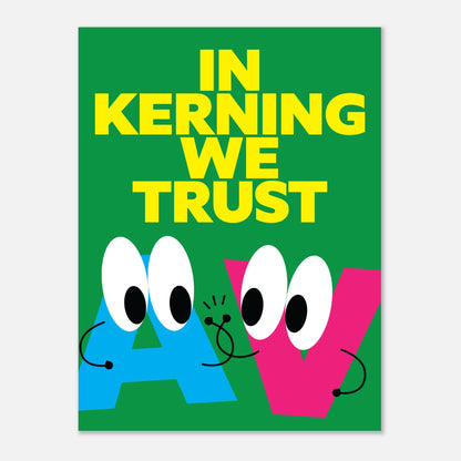 In kerning we trust