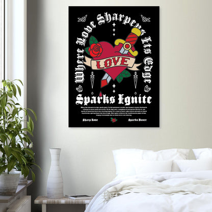 Where Love Sharpens Its Edge, Sparks Ignite